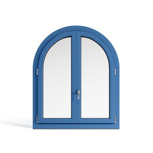 Finestra curva in PVC - Tecnoplast Infissi